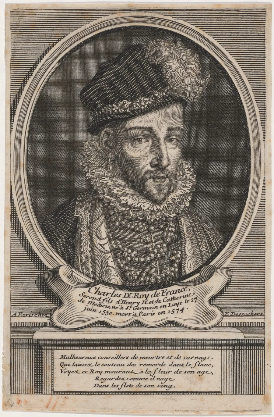 Charles IX, King of France by Etienne Desrochers
