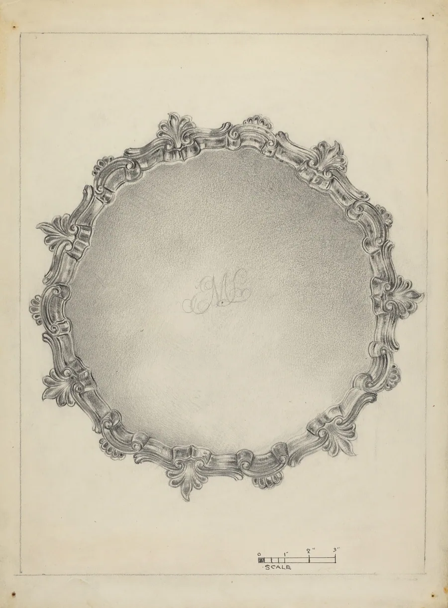 Silver Salver by Vincent Carano