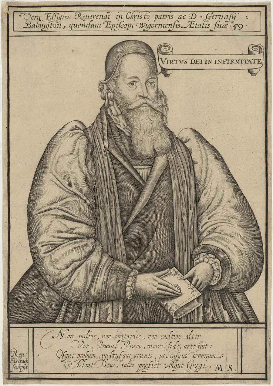 Gervase Babington, Bishop by Renold Elstrack
