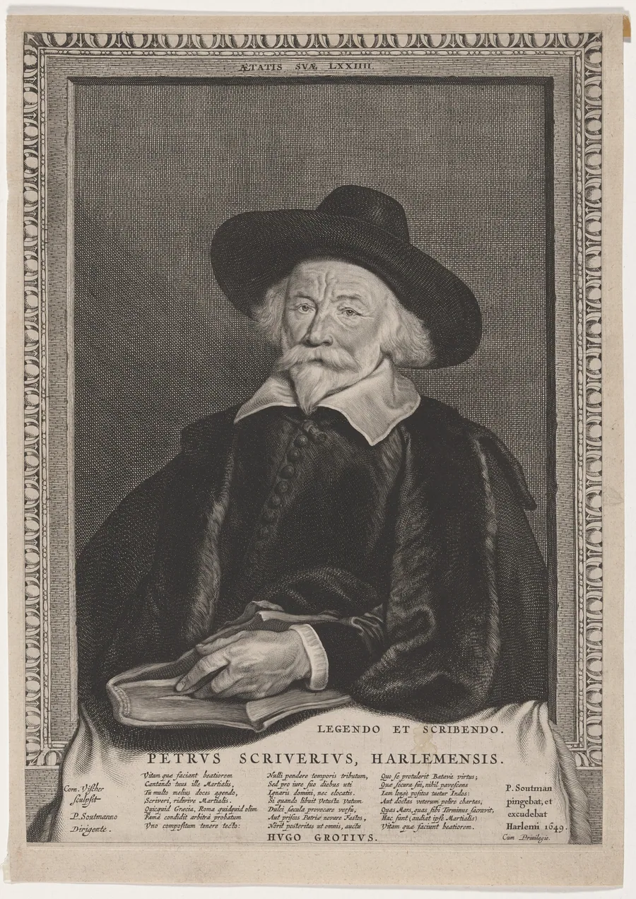 Peter Scriverius, Dutch Historian by Cornelis Visscher