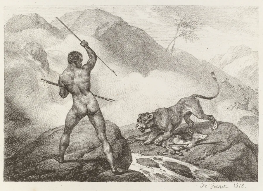 African Hunter (Chasseur Africain) by Horace Vernet