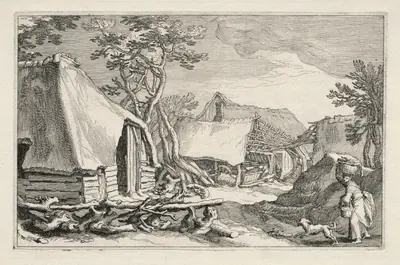 Landscape with Farmhouses
