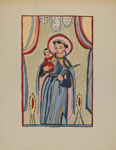 Panel from Altar Piece of San Antonio