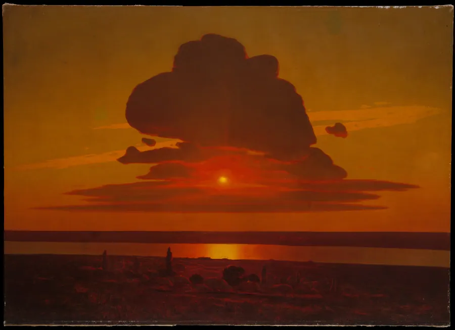Red Sunset by Arkhyp Kuindzhi (Arkhip Ivanovich Kuindzhi)