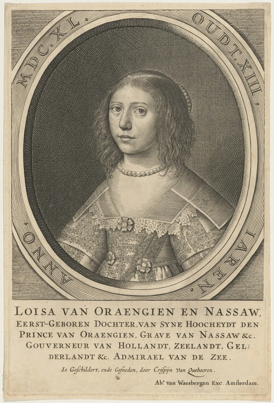 Princess Louisa, Daughter of Henry Frederick by Crispyn van den Queboorn
