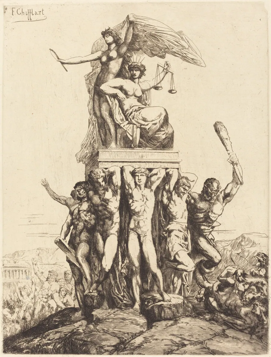 The Triumph of Justice and Truth by François-Nicolas Chifflart