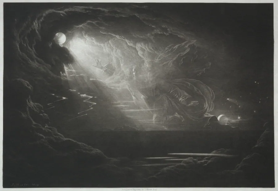 Paradise Lost:  The Creation of Light by John Martin