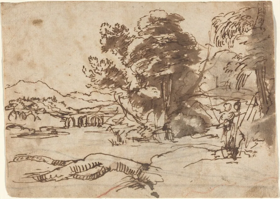 River Landscape by Claude Lorrain
