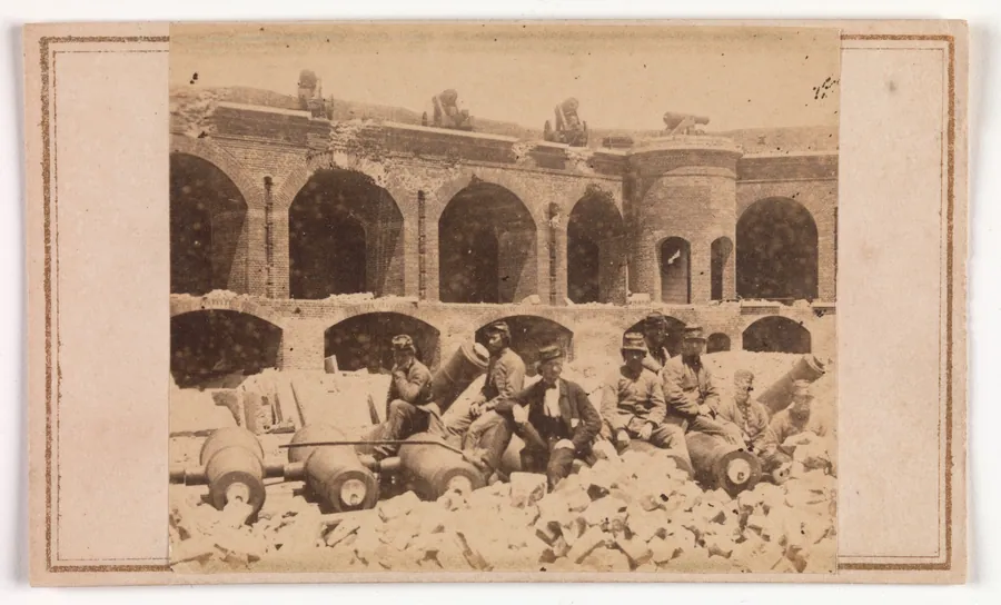 Salient with North-west Casemates, Fort Sumter by Osborn's Gallery