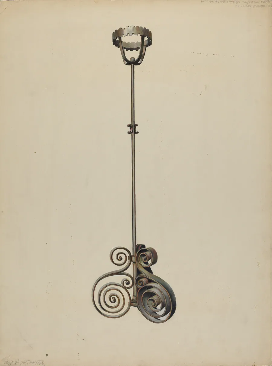 Stand for Incense Burner by Walter Hochstrasser