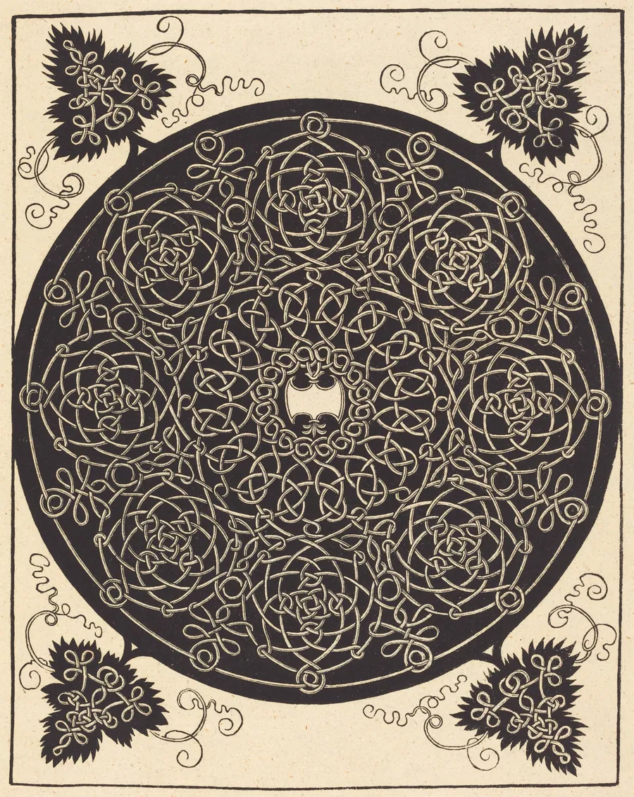 The Fifth Knot (with a six-pointed white shield) by Albrecht Dürer