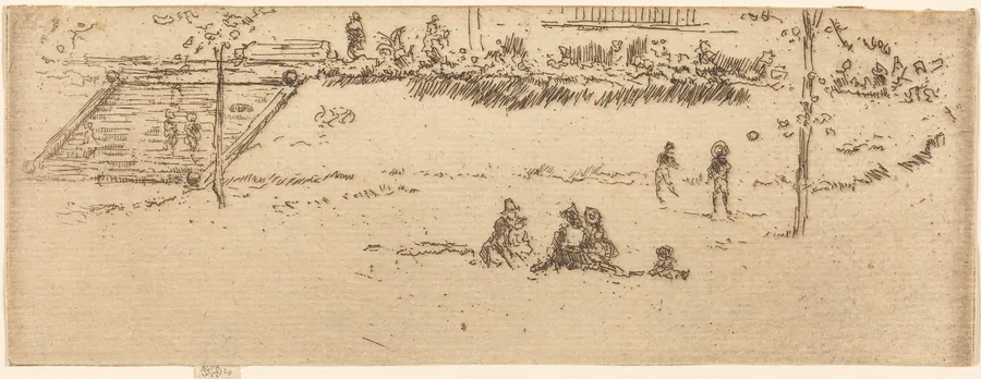 Steps, Gray's Inn by James McNeill Whistler