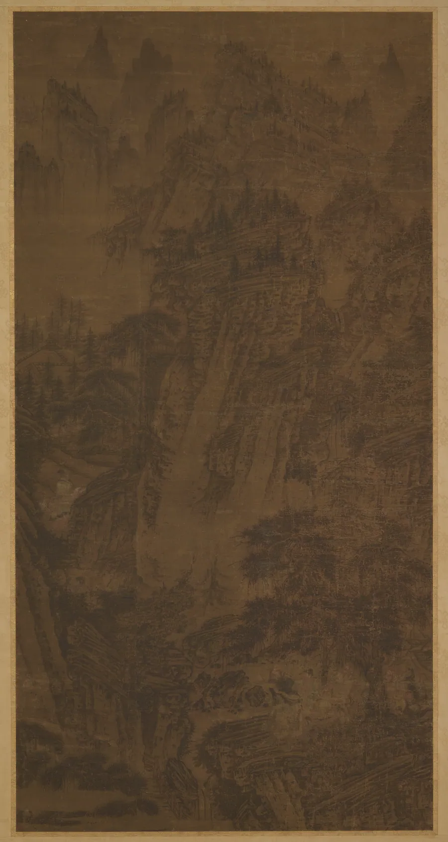Zhongli Quan seeking the Dao 鍾離訪道圖 by Traditionally attributed to Jing Hao (傳)荊浩 (ca. 870-ca.935)