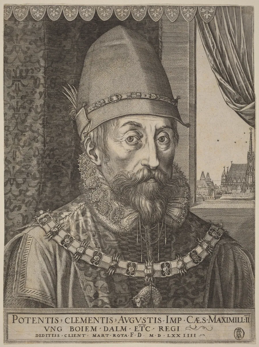 Emperor Maximilian II by Martino Rota