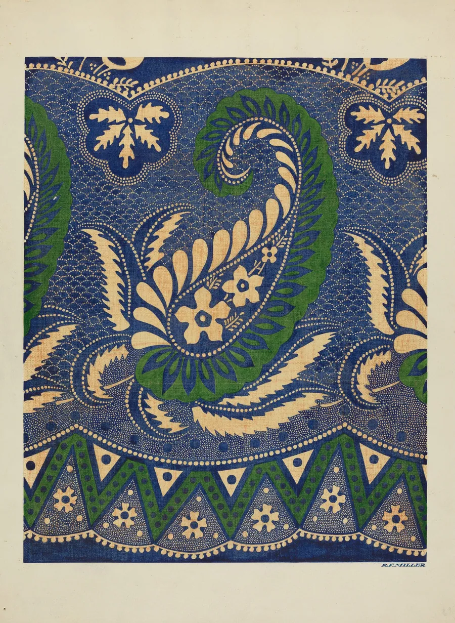 Skirt - Border Design by Randolph F. Miller