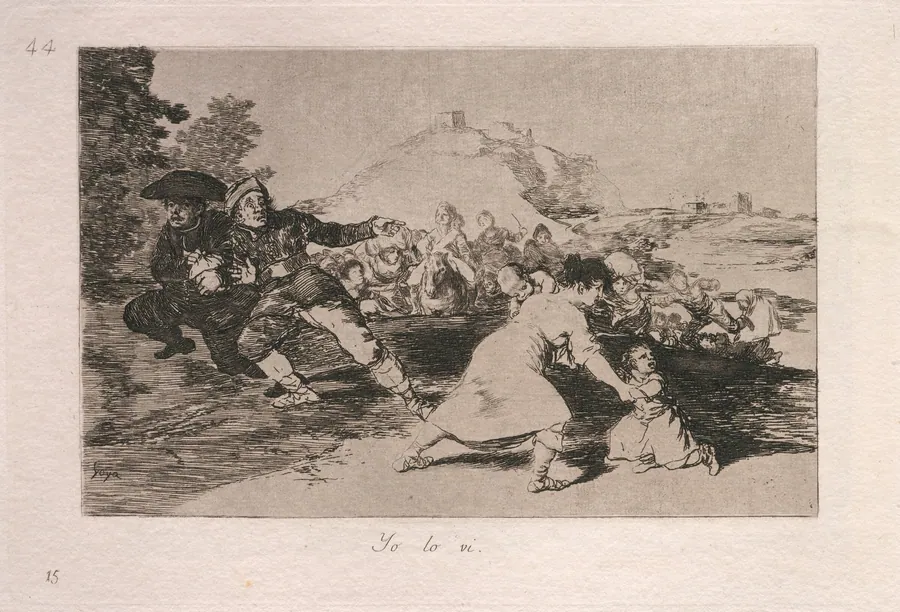 Yo lo vi (I Saw It) by Francisco Goya