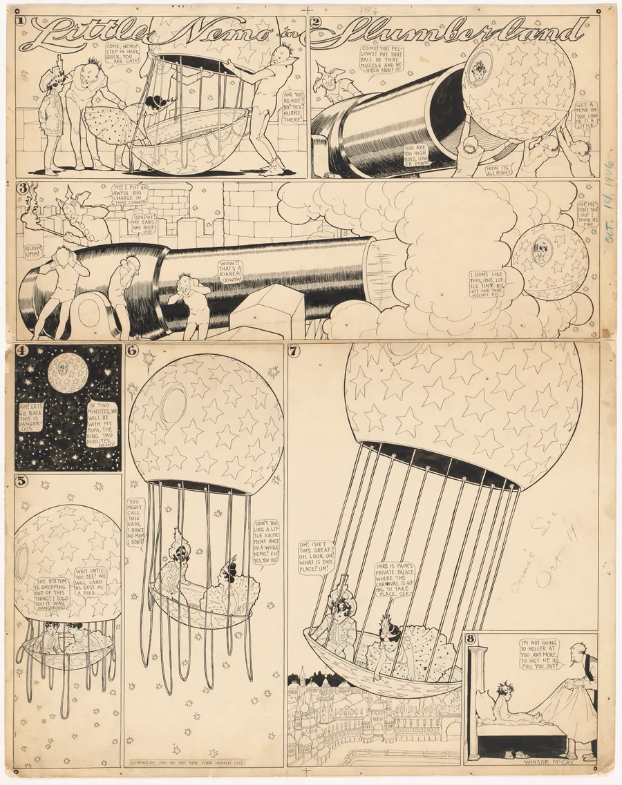 Little Nemo in Slumberland: "I don't like this, one little tiny bit, not one tiny weenie bit" by Winsor McCay