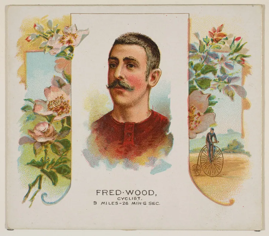 Fred Wood, Cyclist, from World's Champions, Second Series (N43) for Allen & Ginter Cigarettes by Allen & Ginter