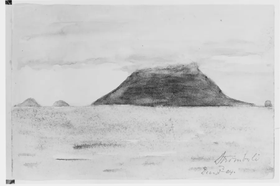 Stromboli, 1904 (from Sketchbook) by Mary Newbold Sargent