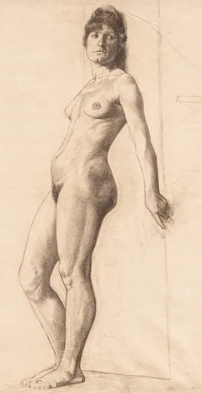 Standing Nude Model
