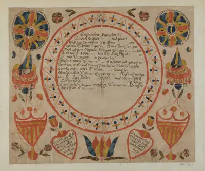 Pa. German Fraktur