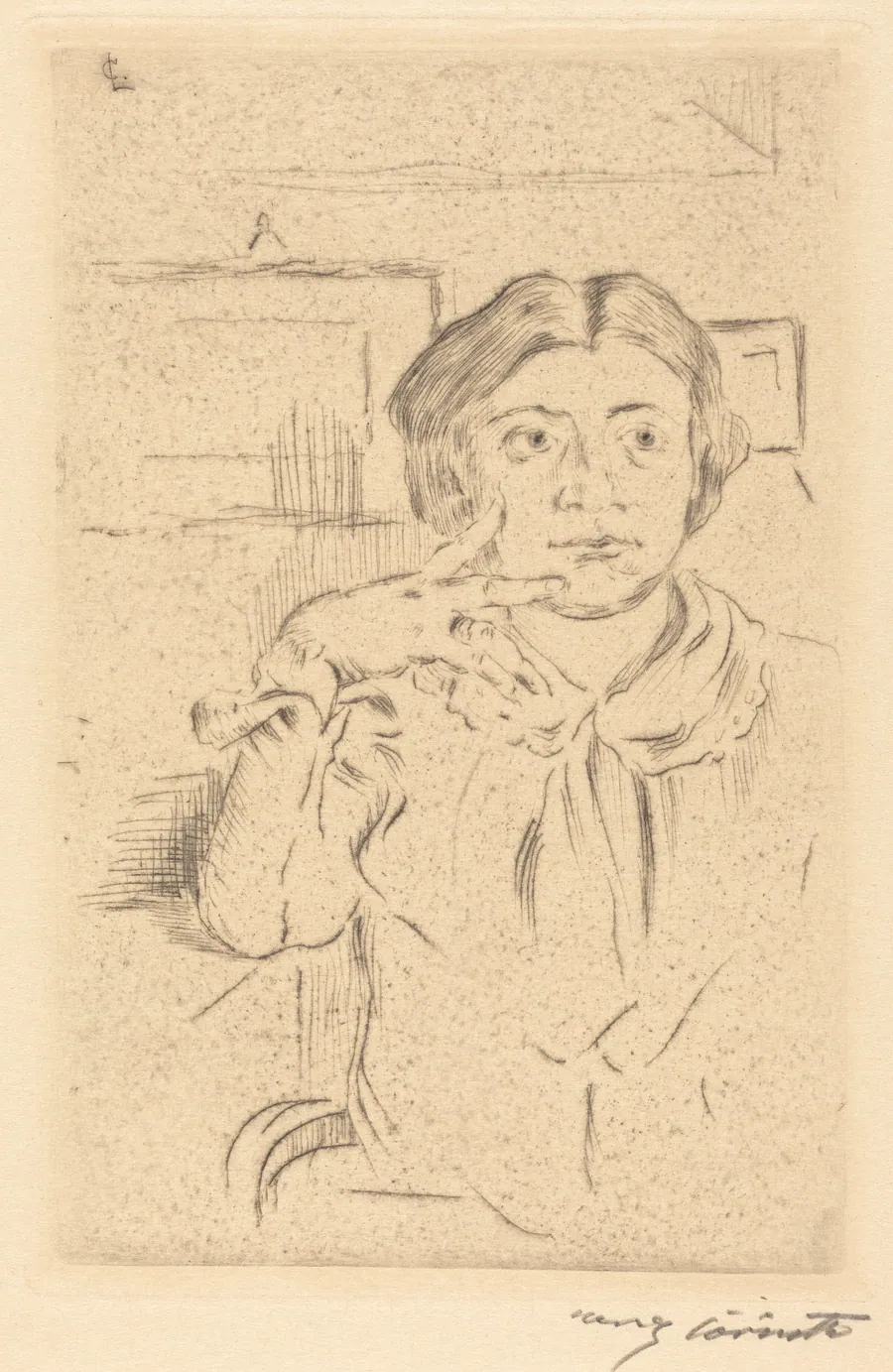 Gattin des Künstlers (Wife of the Artist) by Lovis Corinth