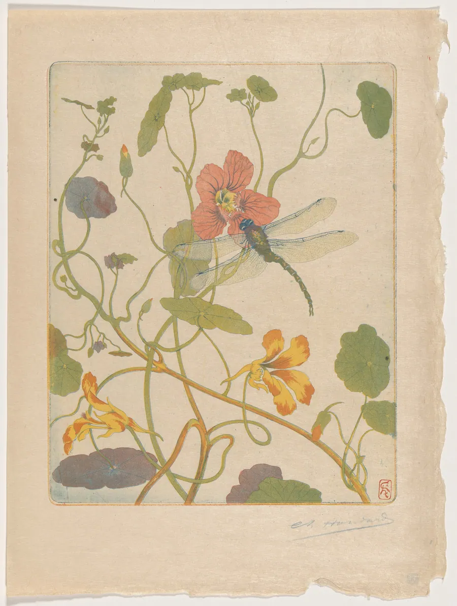 Fleurs (Flowers) by Charles-Louis-M. Houdard