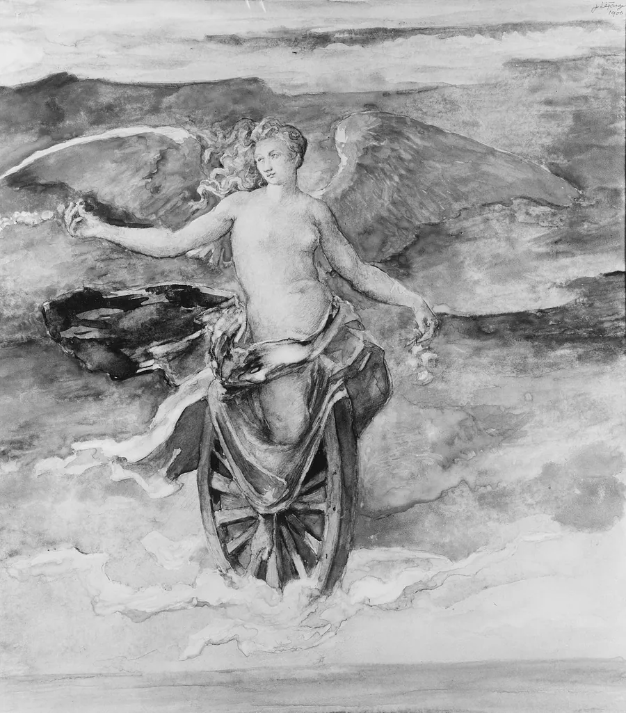The Wheel of Fortune by John La Farge