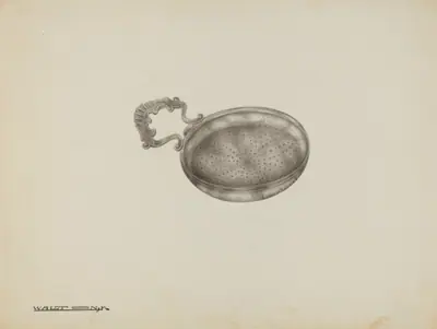 Silver Lemon Strainer
