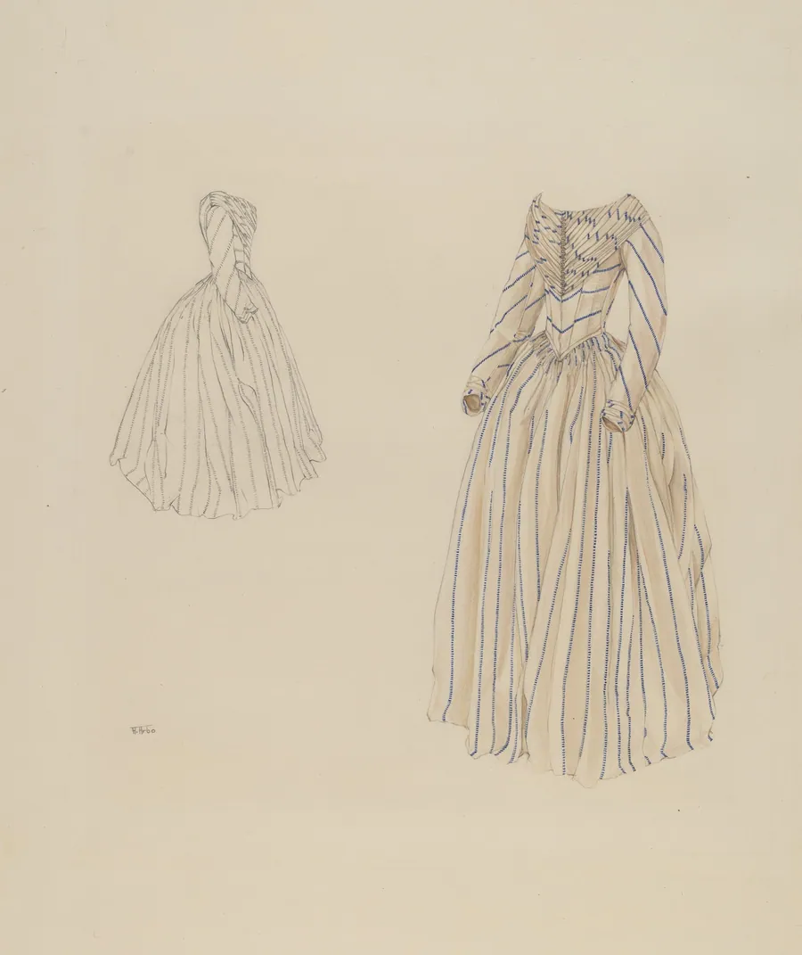 Cream Taffeta Dress by Aurelia Arbo