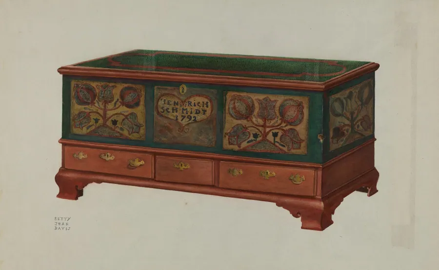 Pa. German Chest by Betty Jean Davis