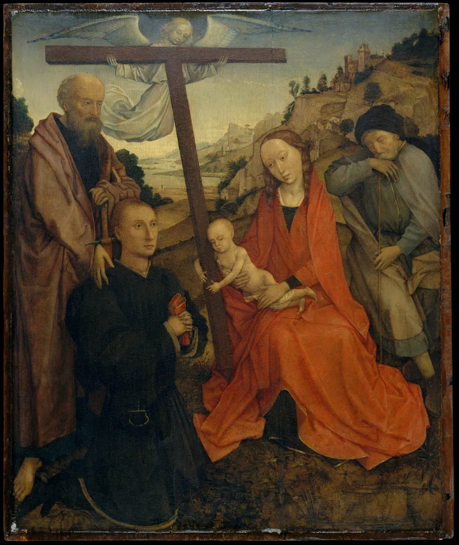 The Holy Family with Saint Paul and a Donor by Rogier van der Weyden