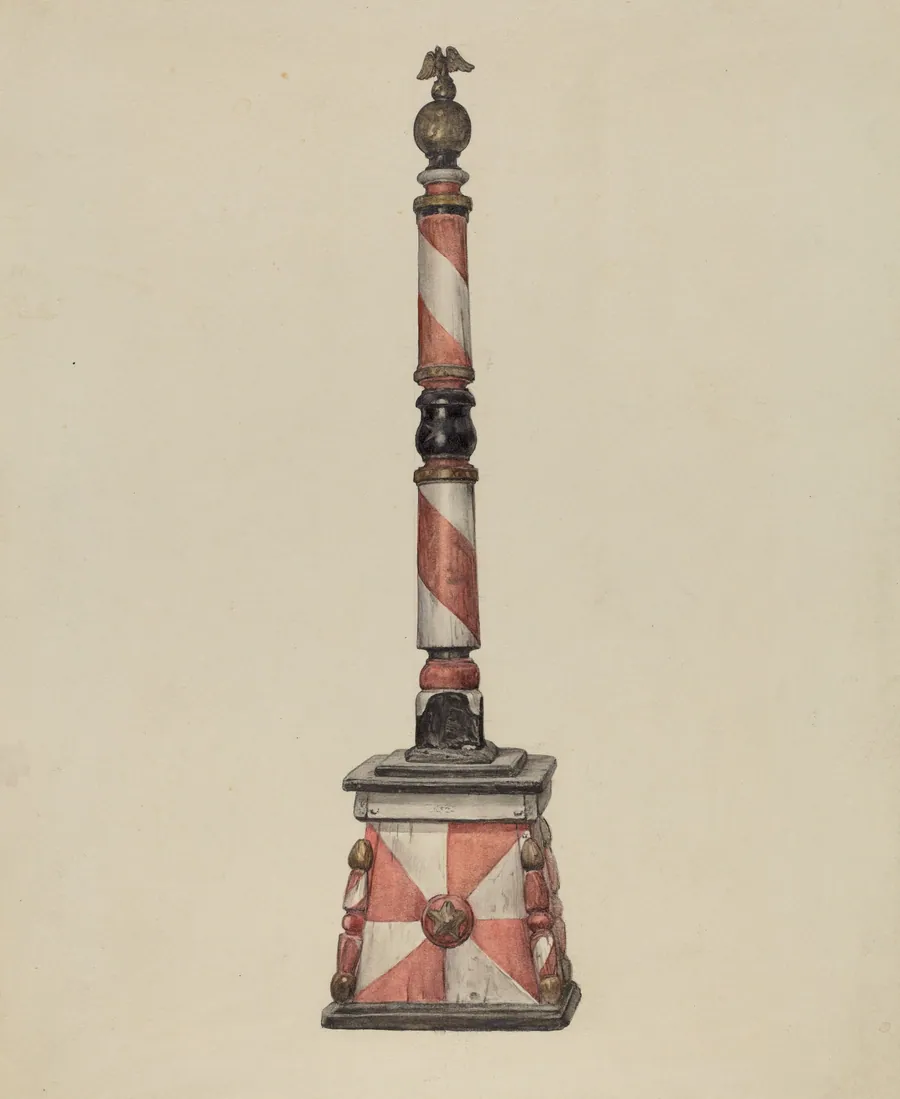 Barber Pole by American 20th Century