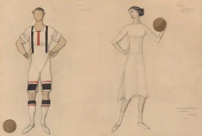 Costume Study for "Jeux"