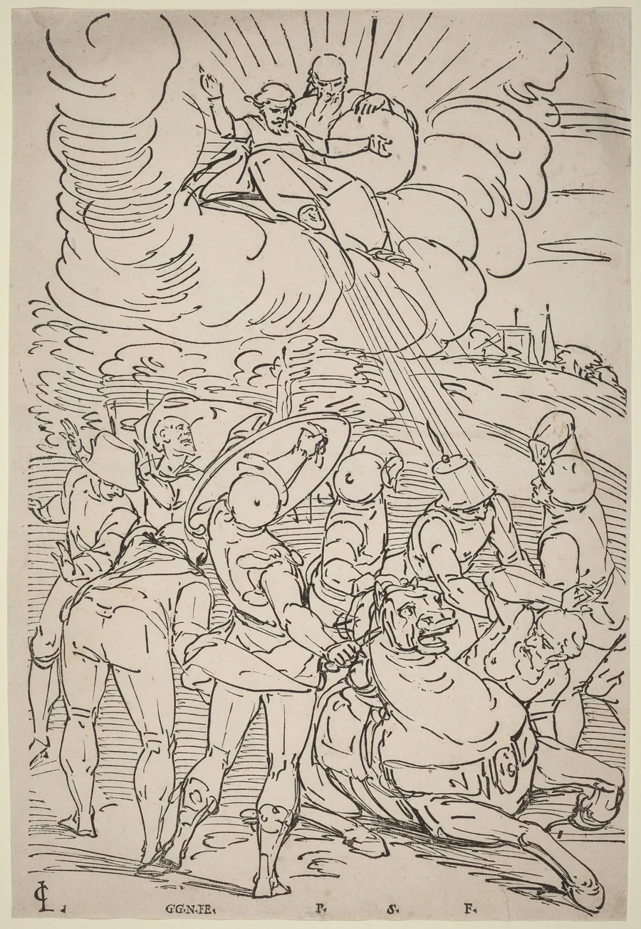 The Conversion of Saint Paul by Master G.G.N.