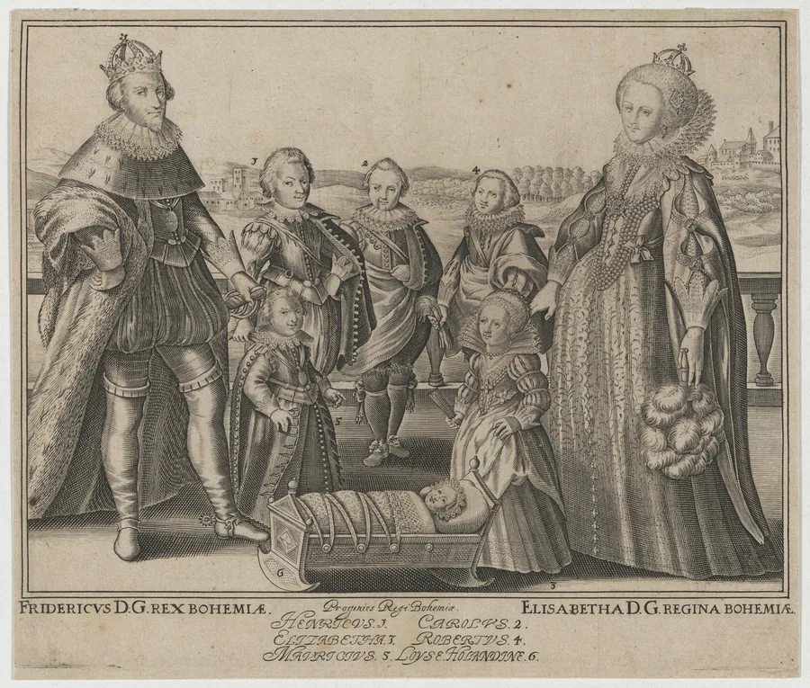 Frederick V, Elizabeth and Their Family by Unknown 19th Century