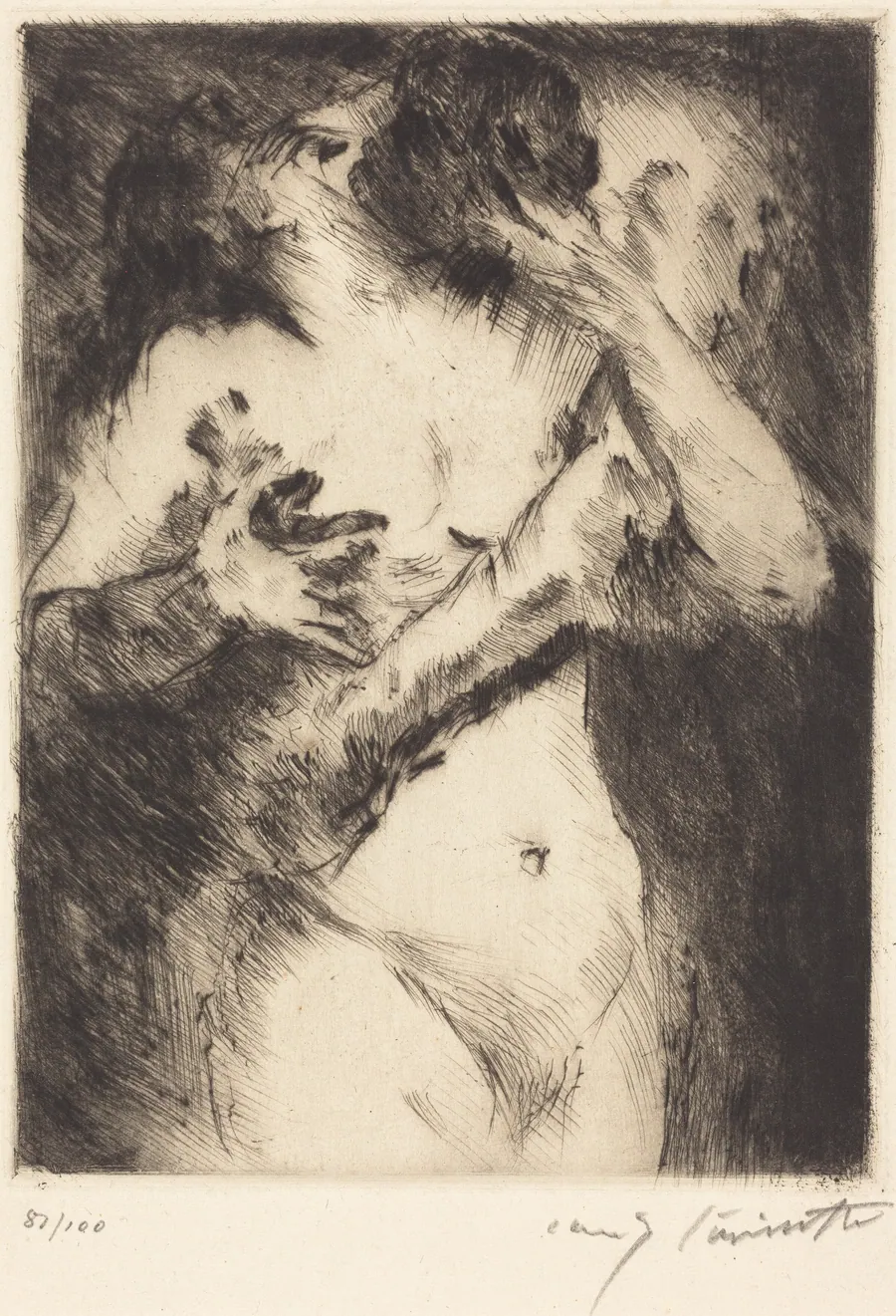Der Kuss (The Kiss) by Lovis Corinth