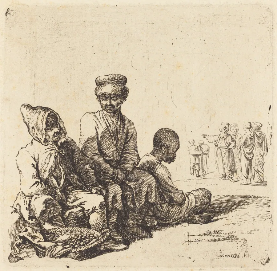 Russians and Turks by Daniel Nikolaus Chodowiecki
