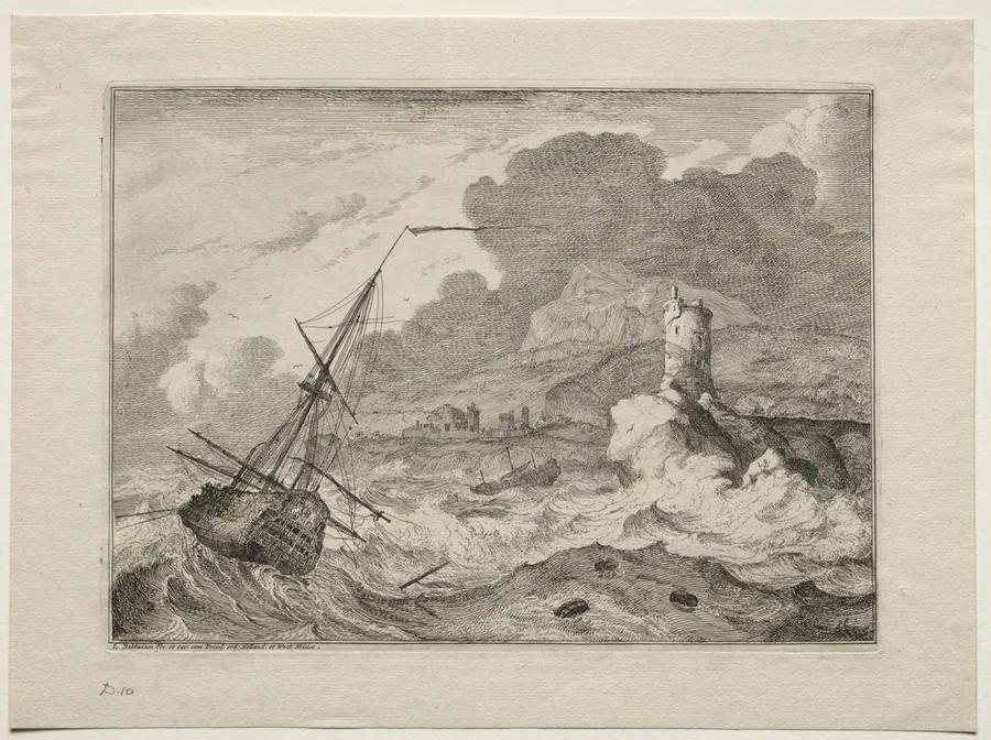 Storm at Sea by Ludolf Backhuysen