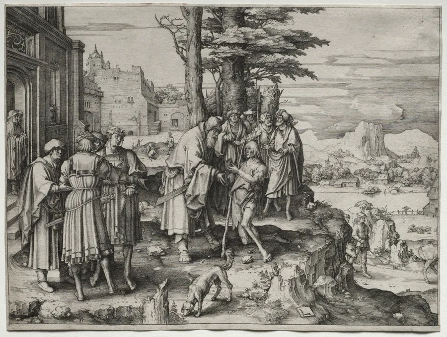 Return of the Prodigal Son by Lucas van Leyden