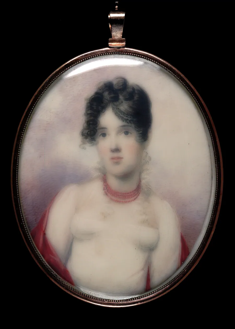 Mrs. George Washington Rodgers (Ann Perry) by Anson Dickinson, born Milton, CT 1779-died Litchfied, CT 1852
