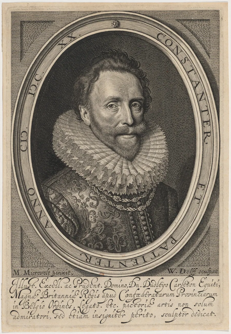 Sir Dudley Carleton, Viscount Dorchester by Willem Jacobsz Delff