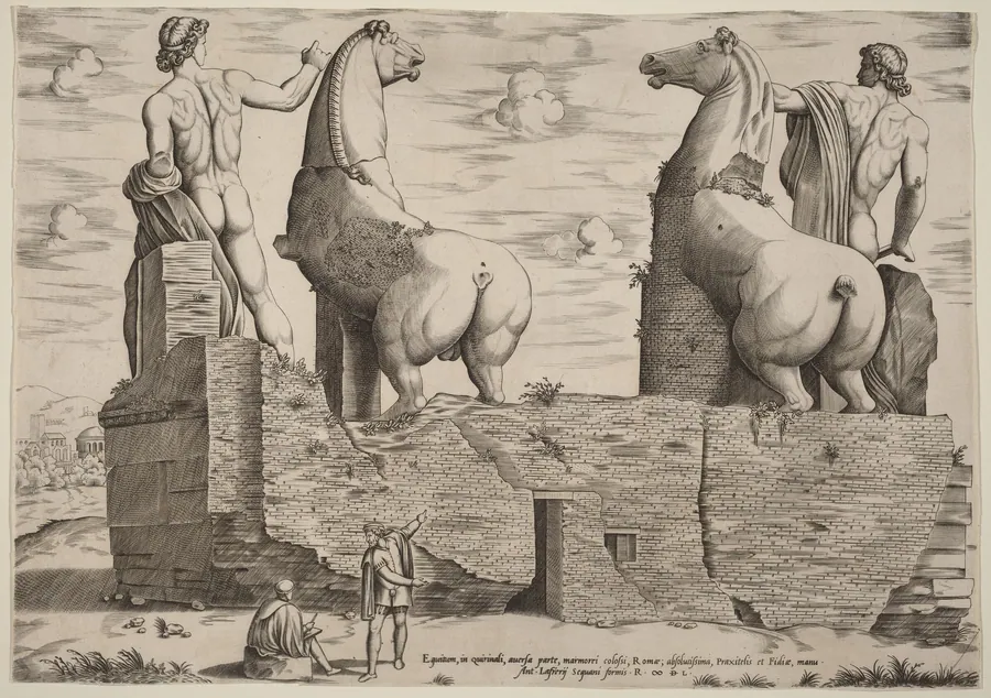 Equitum, in Quirinali, aversa parte by Italian 16th Century