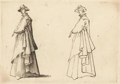 Lady in a Large Coat