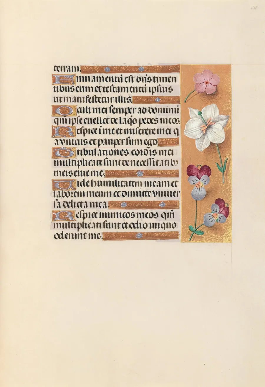 Hours of Queen Isabella the Catholic, Queen of Spain:  Fol. 235r by Master of the First Prayerbook of Maximillian