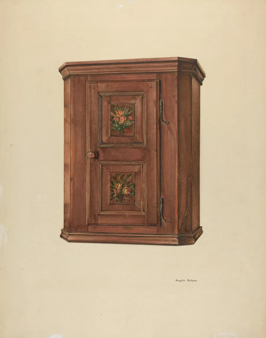 Zoar Cherry Bonnet Cabinet by Angelo Bulone