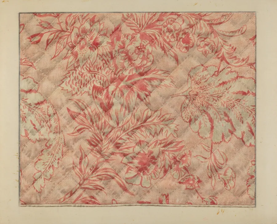 Infant's Quilt (Detail) by Francis Law Durand