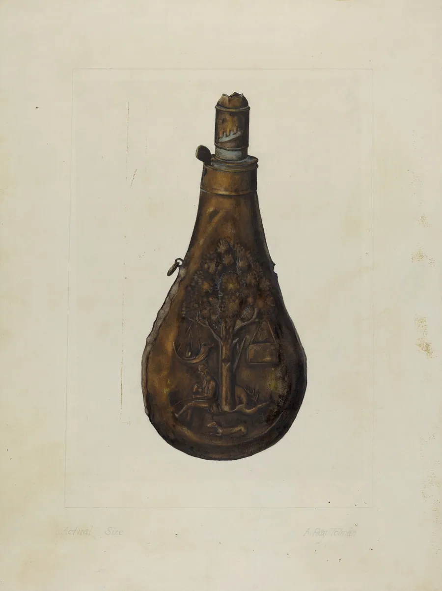 Powder Flask by A.R. Tolman