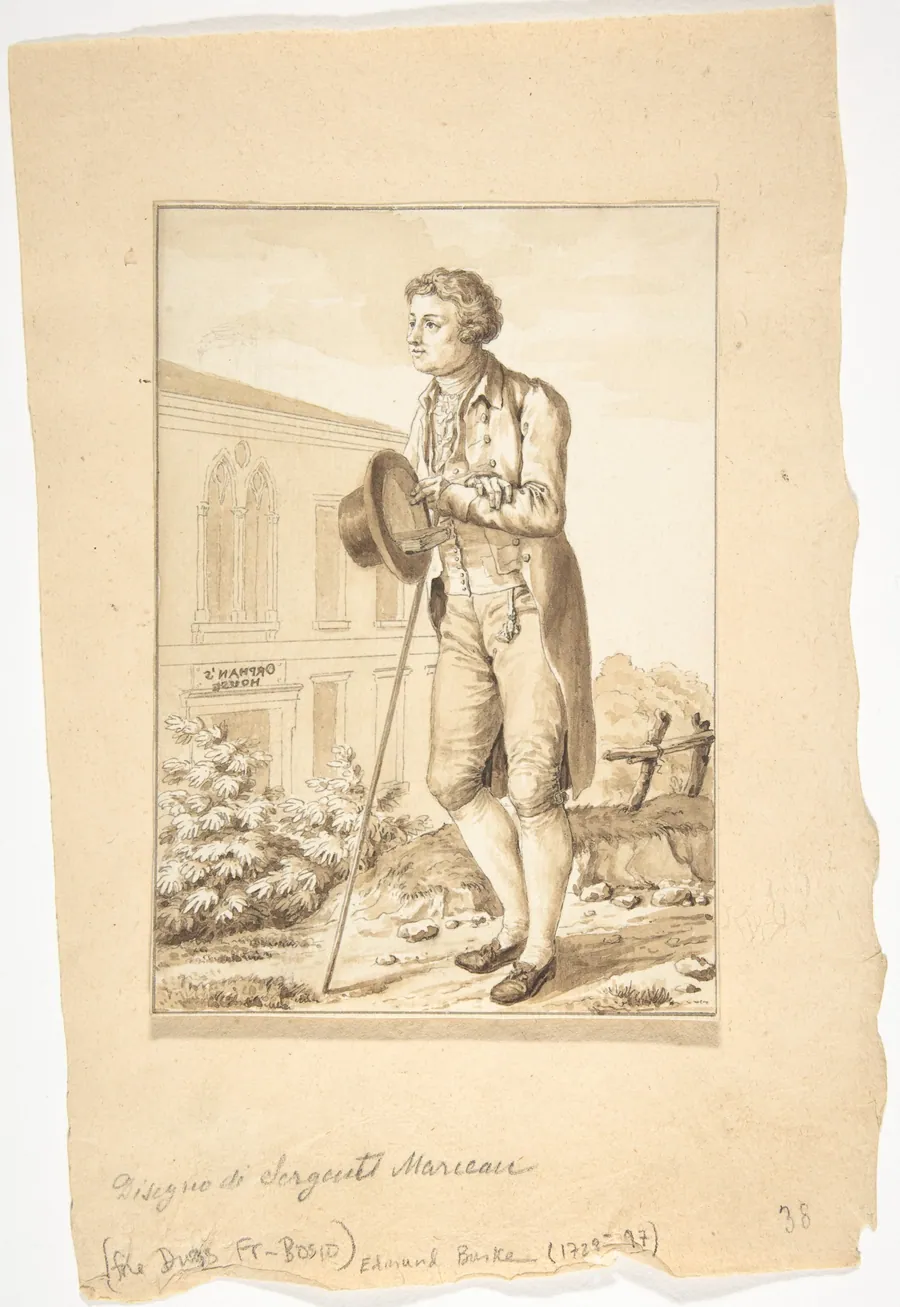 Portrait of Edmond Burke by Antoine Louis François Sergent Marceau