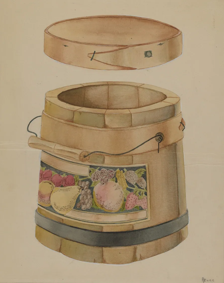 Wooden Jam Pail by Anthony Zuccarello